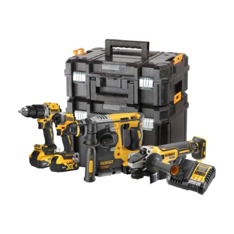 Set din 4 instrumente DeWALT  DCK429P3T 18V, 3 x 5AH